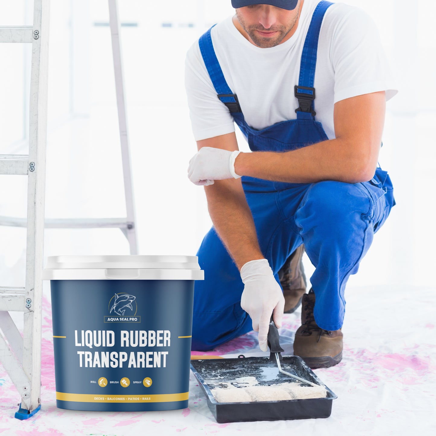 AQUA SEAL PRO-ВОДОУСТОЙЧИВА ПРОЗРАЧНА ТЕЧНА ГУМА