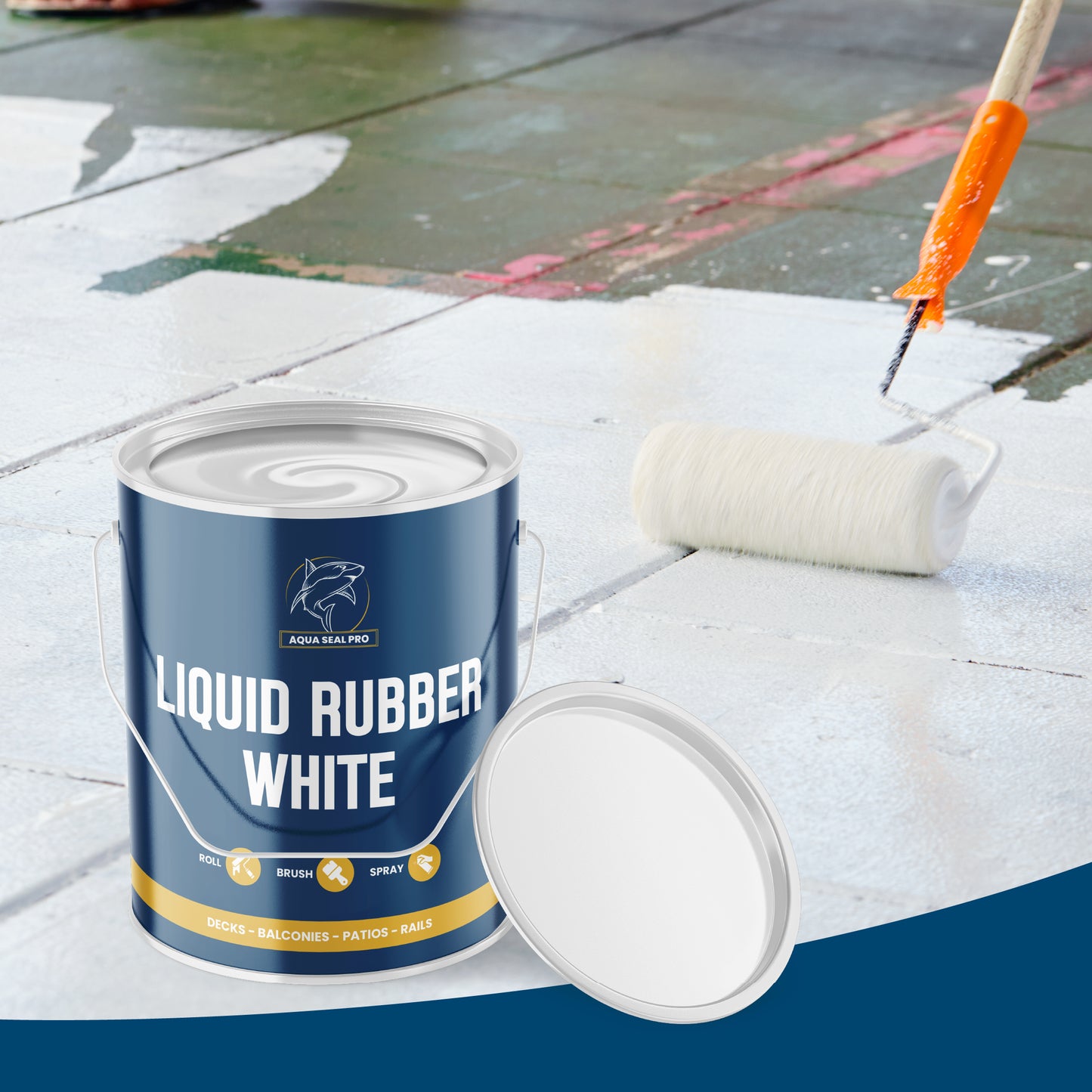 AQUA SEAL PRO – ВОДОУСТОЙЧИВА ТЕЧНА ГУМА В БЯЛ ЦВЯТ